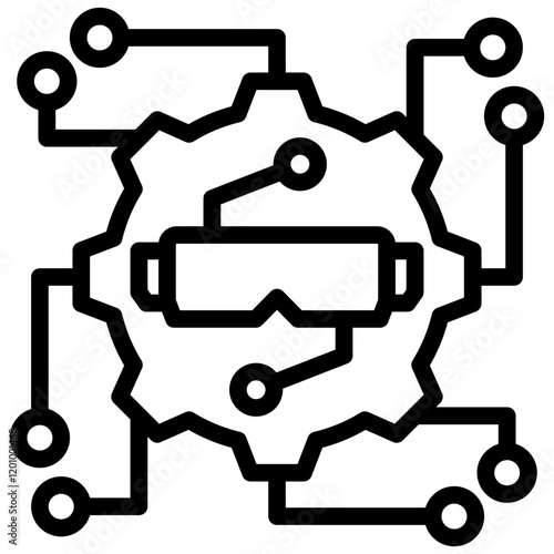 Spatial Comp Technology Outline Icon