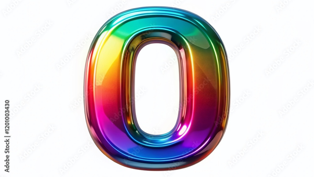 Colorful Metallic Numbers 0-9: High-Resolution Stock Photo with Clipping Path Colorful Metallic Numbers 0-9: High-Resolution Stock Photo with Clipping Path