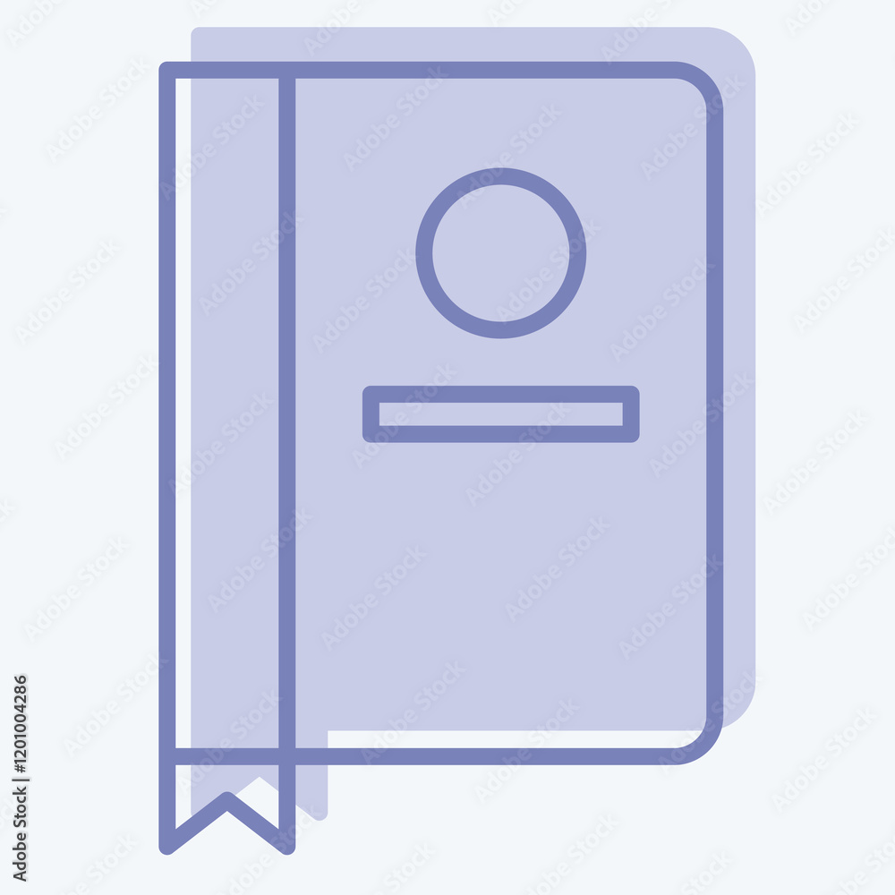 Icon Menu. related to Restaurant symbol. two tone style. design editable Icon Menu. related to Restaurant symbol. two tone style. design editable