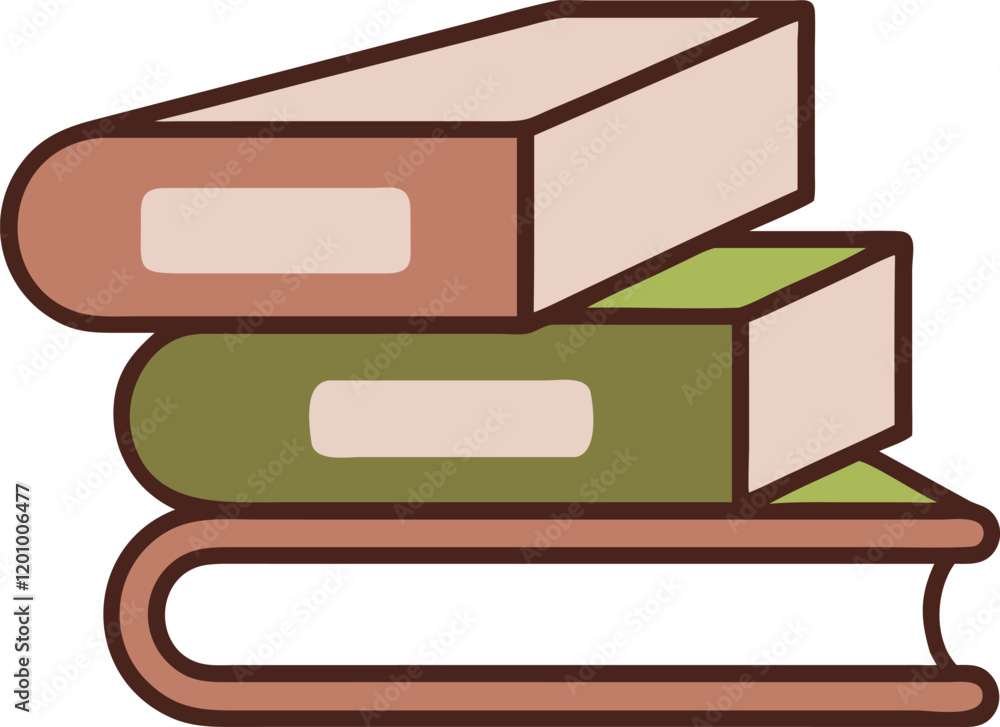 Educational Symbol Vector: Books and Apple Illustration for Academic Themes
Educational Symbol Vector: Books and Apple Illustration for Academic Themes