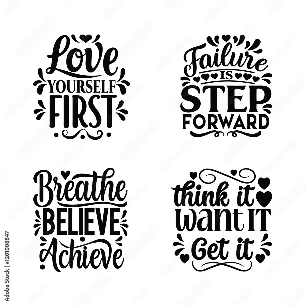 Fototapeta premium Inspirational, typography T-shirt Design