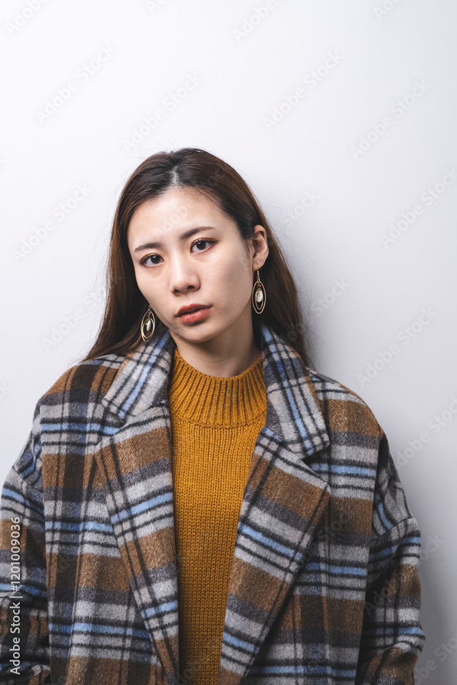冬ファッションの女性 冬ファッションの女性