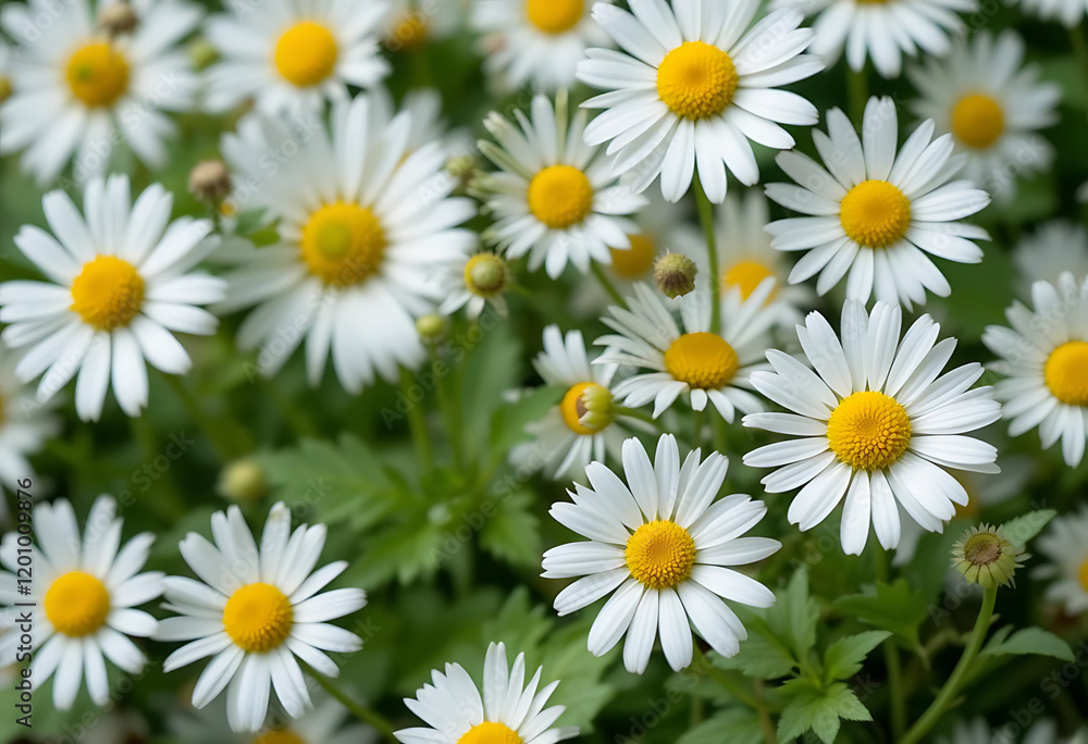 daisies in a garden daisies in a garden