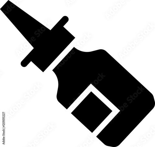 Medicine drop bottles icon dropper and ampule realistic mockups. Vector containers of plastic and glass for eye drops and nose or nasal spray pipette or eyedropper and vial medical package design