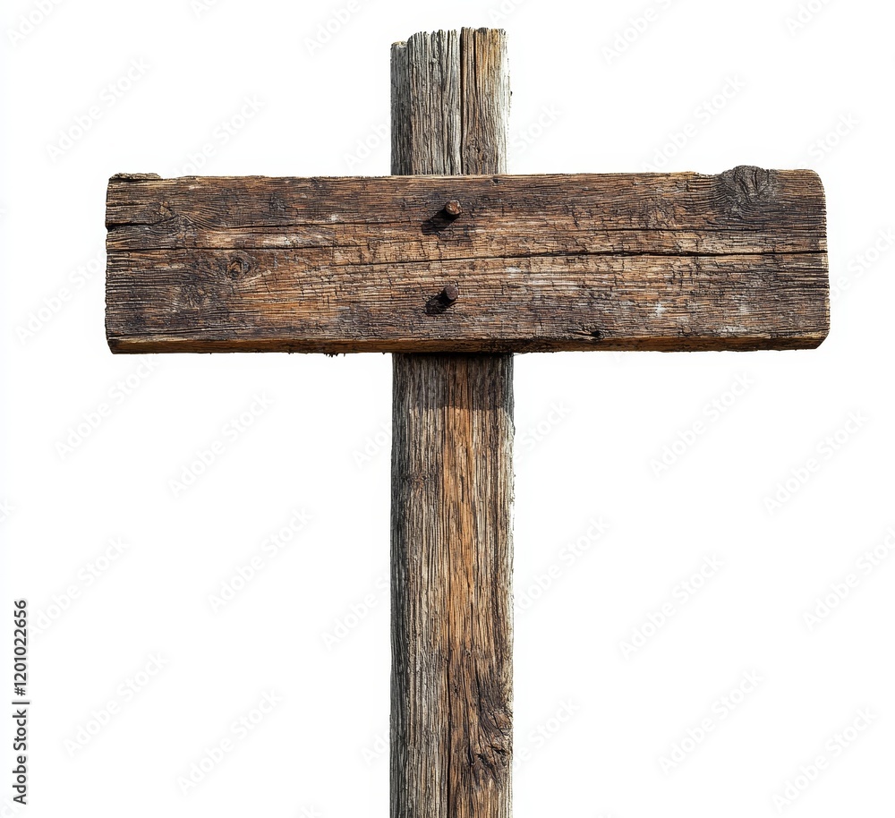 Rustic wooden signpost with blank space for text. Rustic wooden signpost with blank space for text.