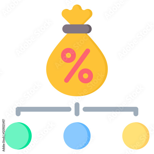 Creditworthiness Factor Flat Icon