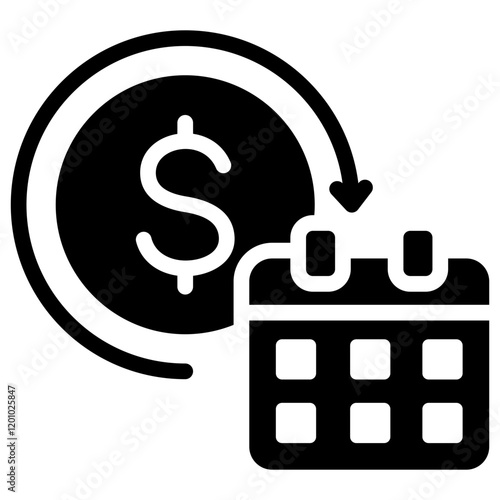 Repayment Glyph Icon