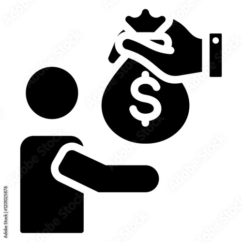 Borrower Glyph Icon