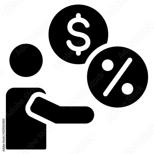 Lender Glyph Icon