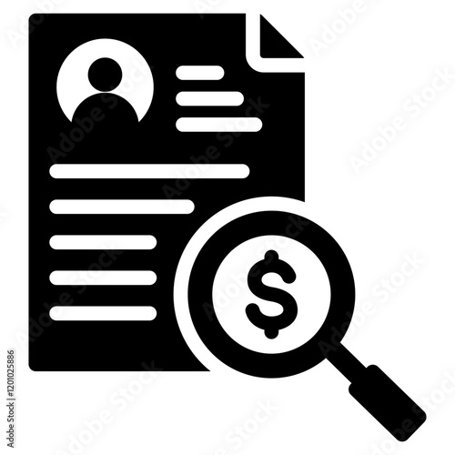 Creditworthiness Glyph Icon