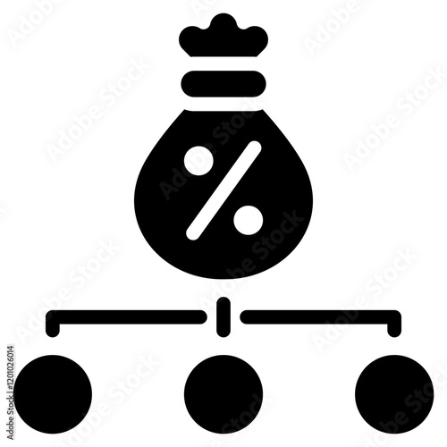 Creditworthiness Factor Glyph Icon