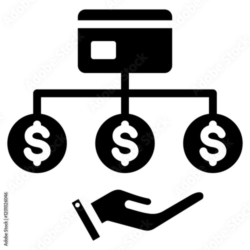 Credit Utilization Glyph Icon