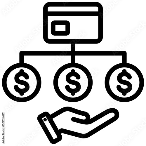 Credit Utilization Outline Icon
