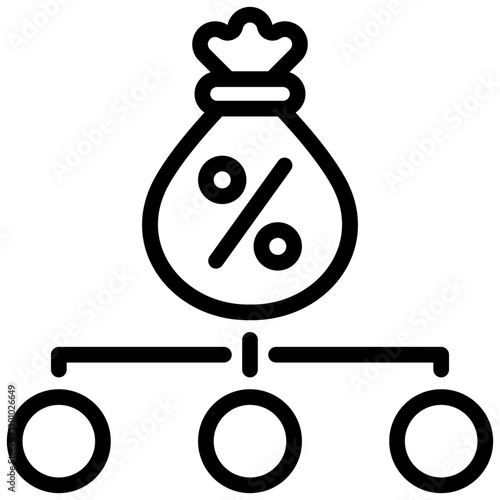 Creditworthiness Factor Outline Icon