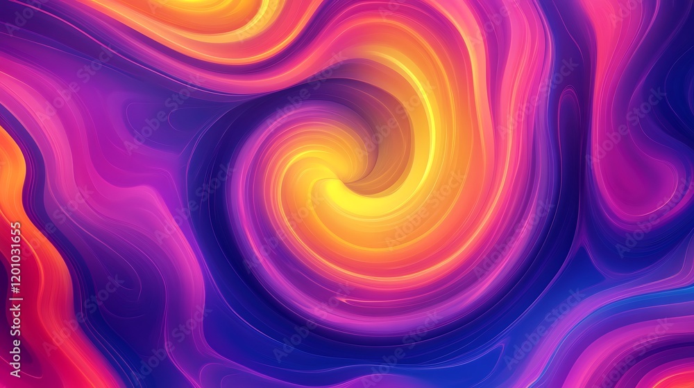 Fototapeta premium Vibrant flame light design with swirling patterns and dynamic warm gradients creating a vivid background