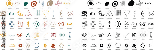 African Shapes Set