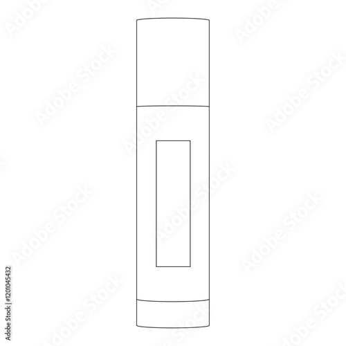 スティックのり、イラスト、線画