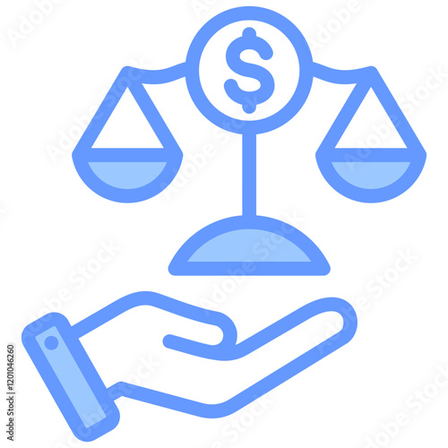 Equity Blue Icon