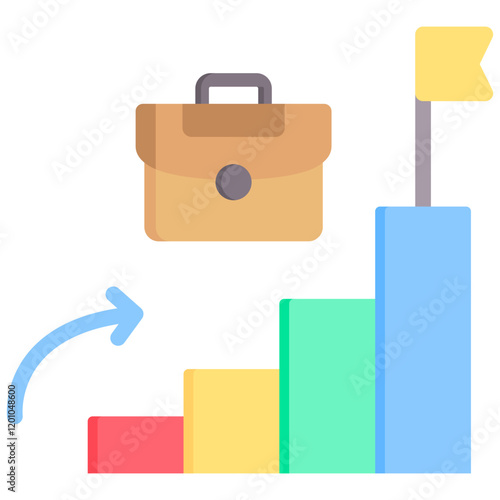 Passive Investing Flat Icon