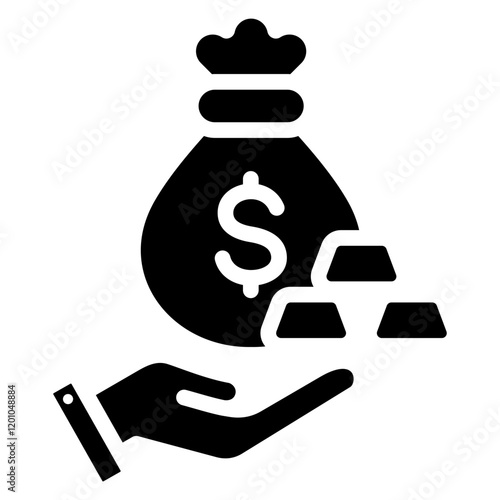 Wealth Glyph Icon