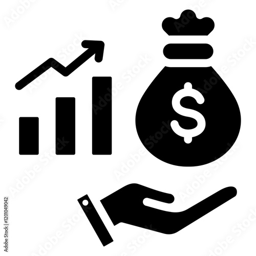 Capital Glyph Icon
