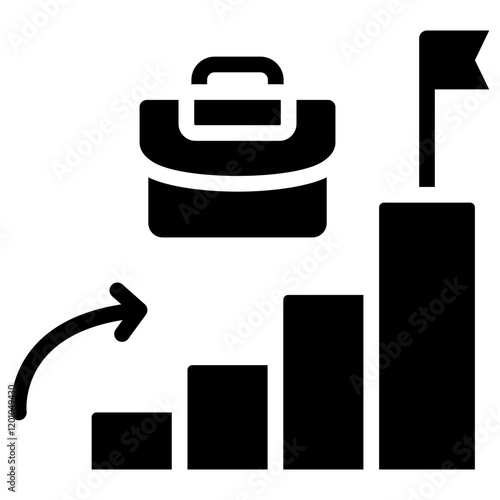 Passive Investing Glyph Icon