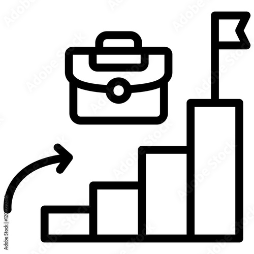 Passive Investing Outline Icon