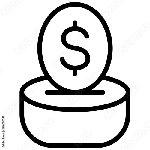 401K Outline Icon