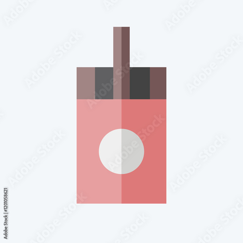 Icon Sticks. related to Vape symbol. flat style. design editable