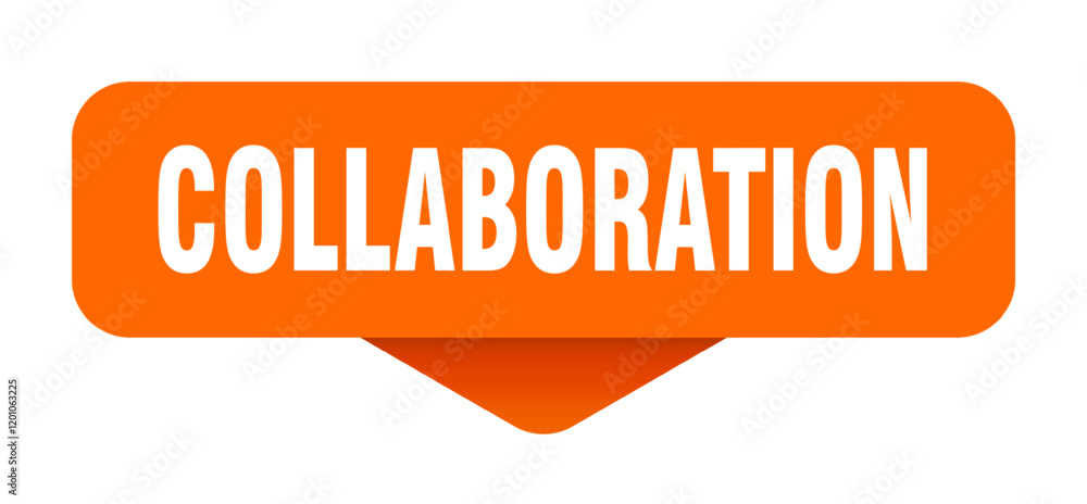 collaboration sticker. collaboration sign on transparent background collaboration sticker. collaboration sign on transparent background