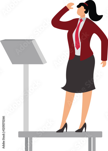 Obesity, overweight or unhealthy lifestyle cause gaining weight, belly disease, diabetes or nutrition problem concept, fatty man weighing on weight scale