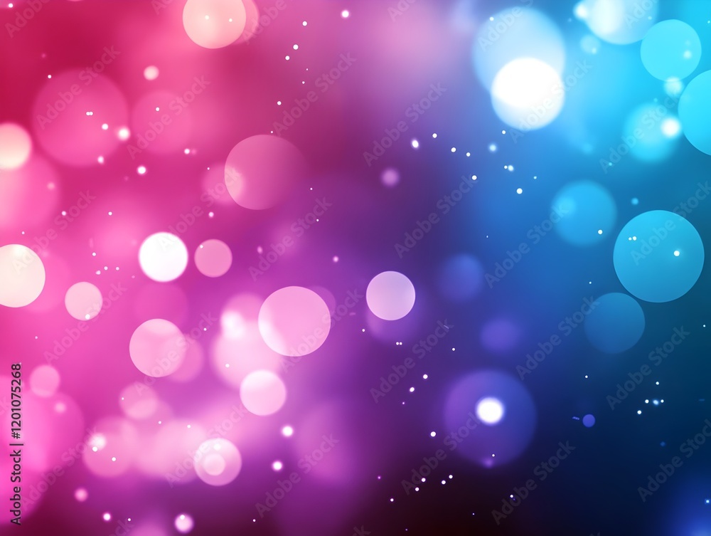 Bright bokeh effect with glowing pink and purple light orbs on a vibrant dark background Bright bokeh effect with glowing pink and purple light orbs on a vibrant dark background