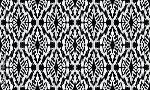 Geometric ethnic flower pattern for background,fabric,wrapping,clothing,wallpaper,Batik,carpet,embroidery style.