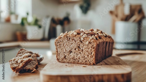 food photo of paleo nut bread