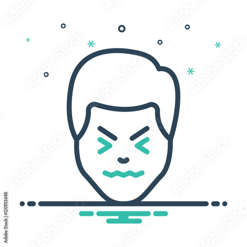 Mix icon for pessimistic