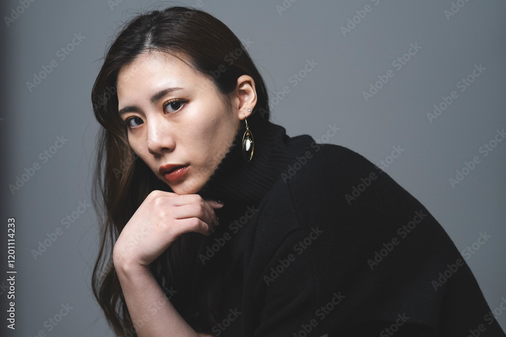 クールな女性 クールな女性