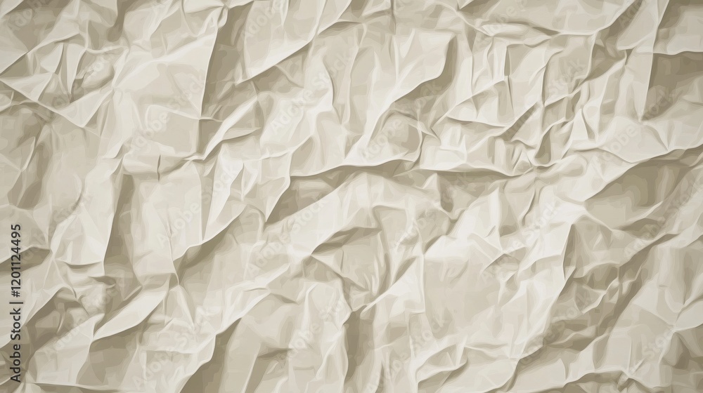 Crinkled Paper Texture Background: A Stunning Abstract Graphic Design Crinkled Paper Texture Background: A Stunning Abstract Graphic Design