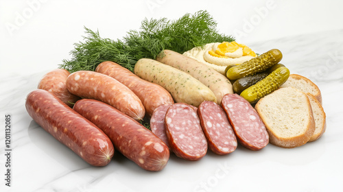 Assorted Sausages with Pick...