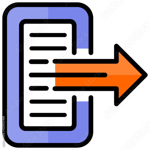 Setting and Mobile Banking Lineal Colorr Icon