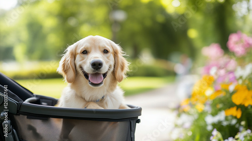 Golden Retriever in Strolle...