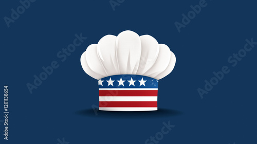 Patriotic Chef Hat: A chef'...