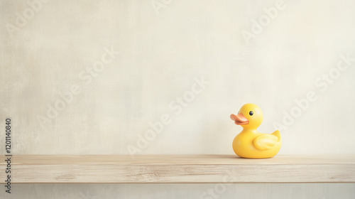 Rubber Duck on Shelf: A vib...