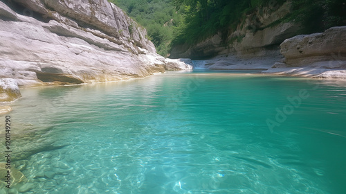 Tranquil Turquoise Pool: A ...