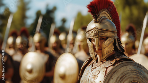 Spartan Warrior in Formatio...