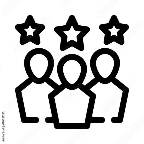 Contestant line icon