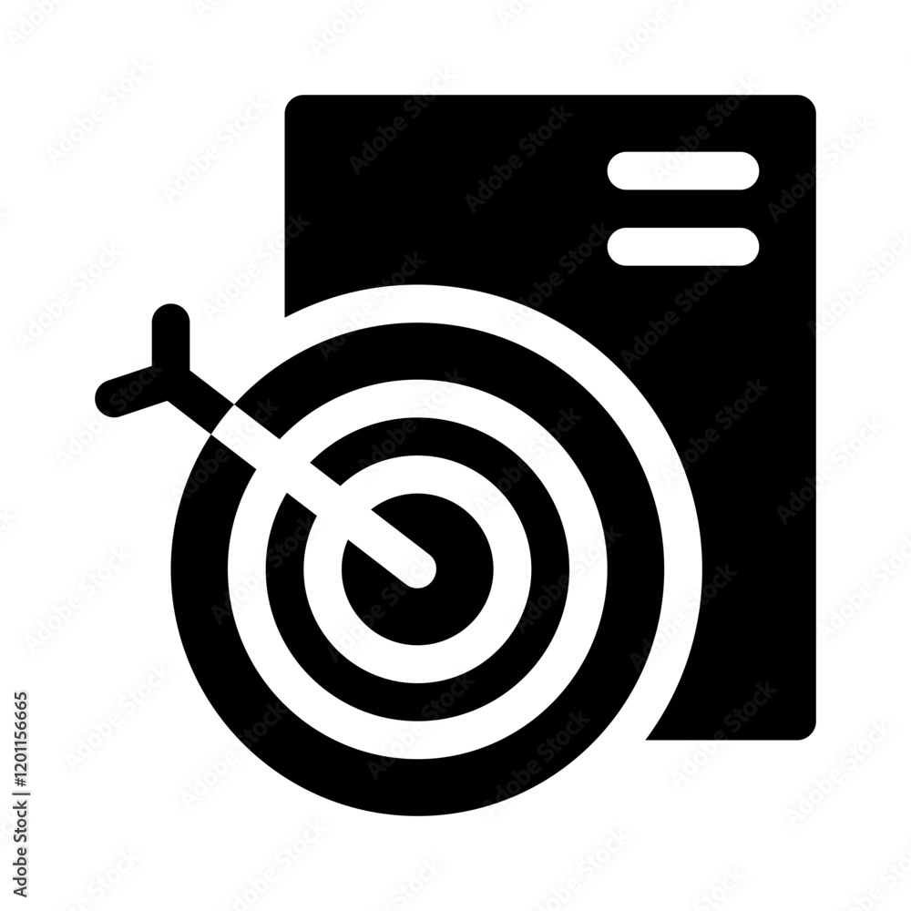 Goal glyph icon Goal glyph icon