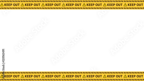 立ち入り禁止フレーム