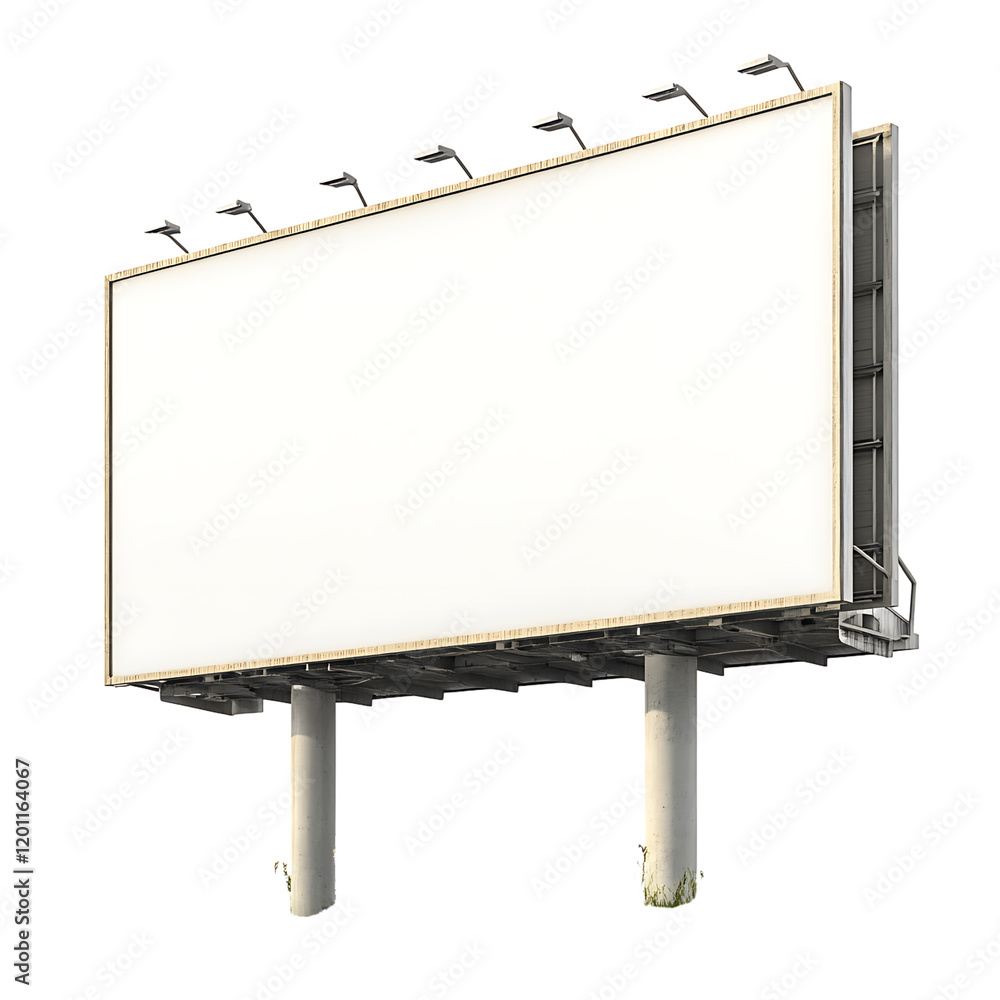 Obraz premium scale Advertisement isolated on white background full depth of field 