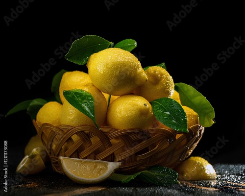 A Close-Up of Juicy Lemons photo