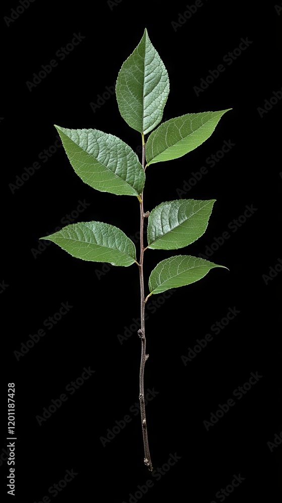 Green Leaves on a Branch - Close Up Macro Photography Green Leaves on a Branch - Close Up Macro Photography